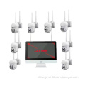 EseeCloud 3MP Wireless CCTV System with 12.5 Inch Screen NVR and WiFi Camera Kit for Smart Home Security (8CH NVR)